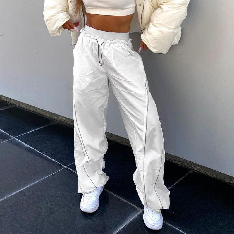 Storm Wide-Leg Parachute Trousers