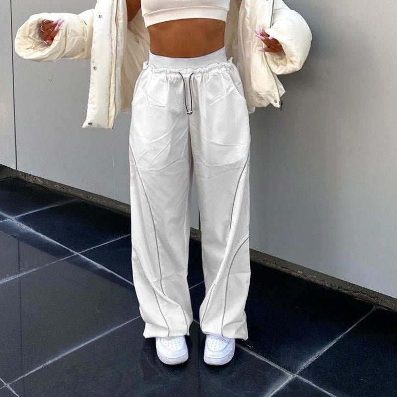 Storm Wide-Leg Parachute Trousers