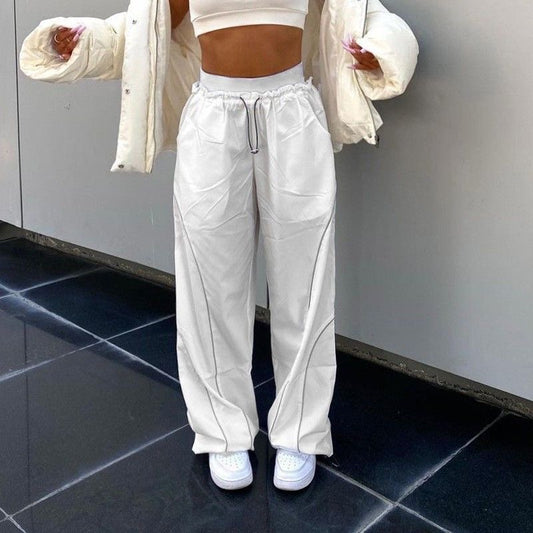 Storm Wide-Leg Parachute Trousers