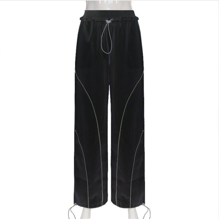 Storm Wide-Leg Parachute Trousers