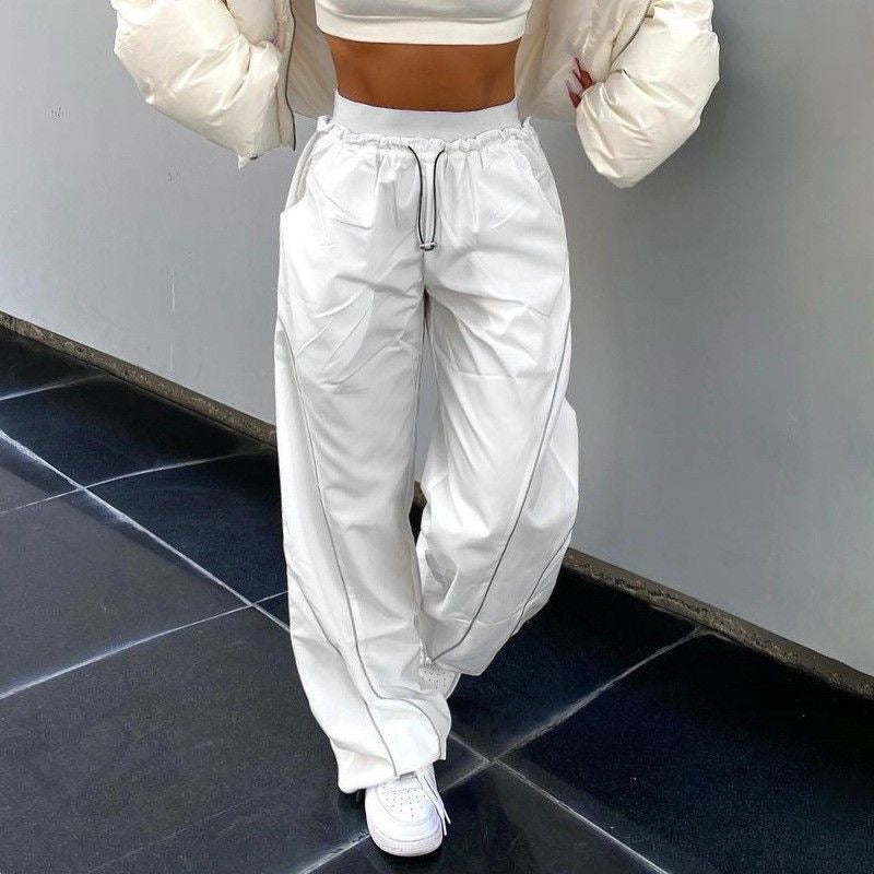 Storm Wide-Leg Parachute Trousers