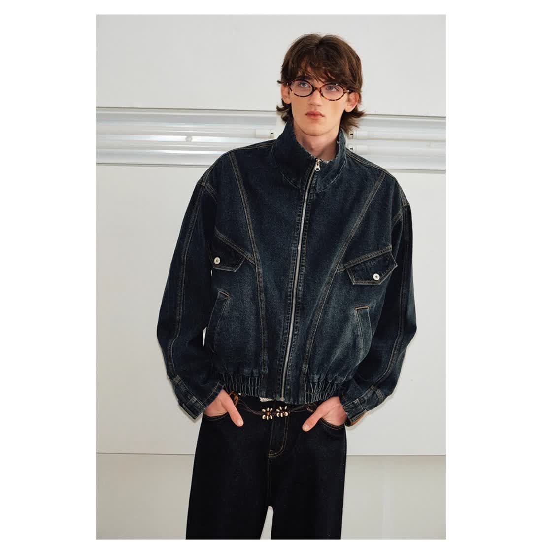 OT Structured Denim Jacket | Classic Boxy Fit