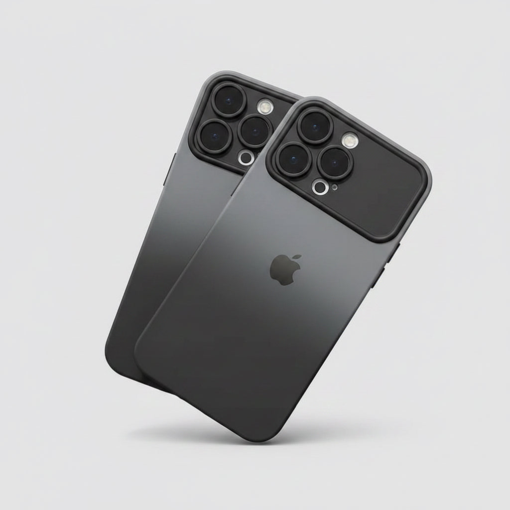 Black gradient silicone case