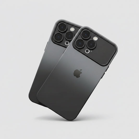 Black gradient silicone case