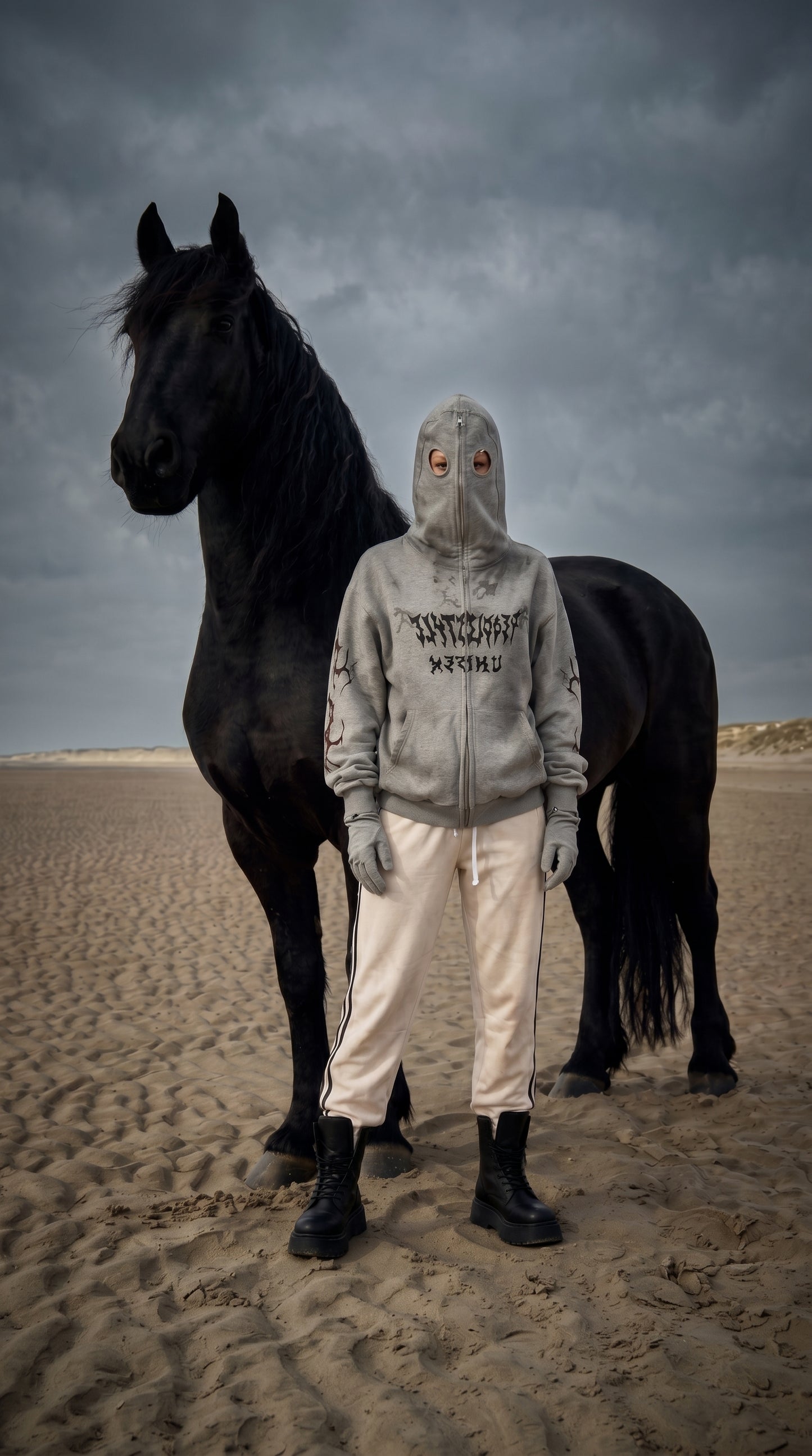 OT Phantom Zip Hoodie | Balaclava Mask Streetwear