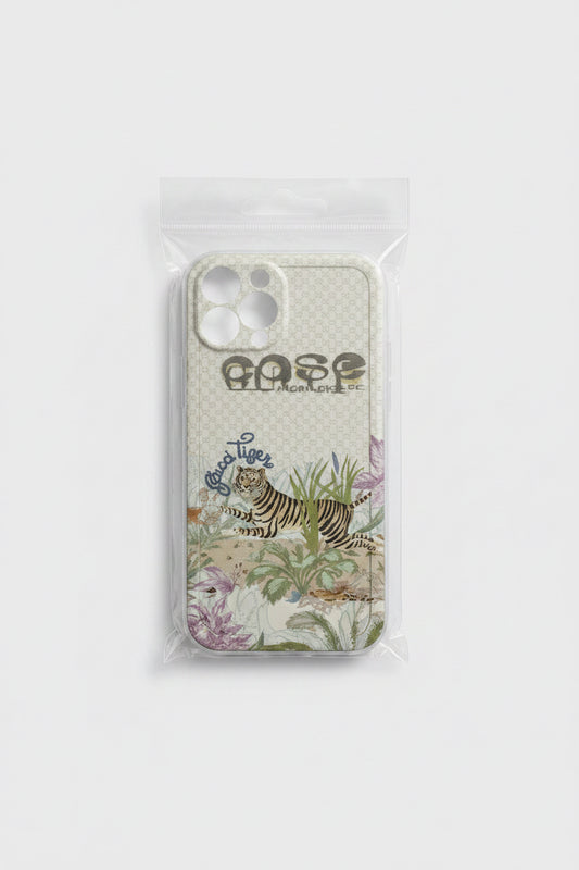 Tiger Printed Botanical  Case